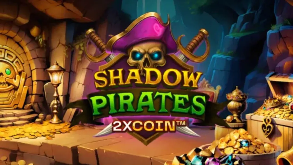 Tampilan visual slot Shadow Pirates dengan tema bajak laut hantu dan suasana malam hari